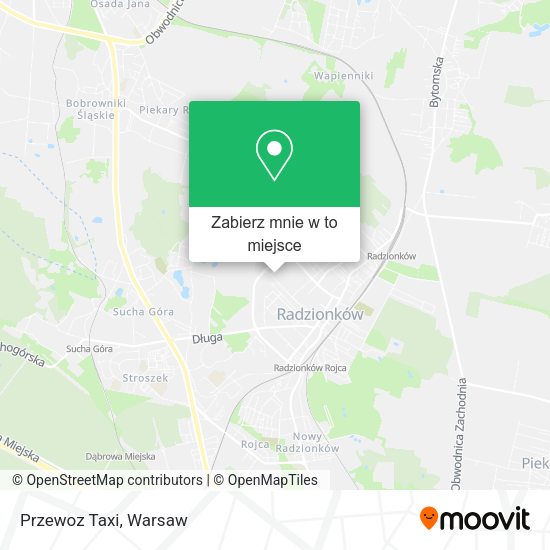 Mapa Przewoz Taxi