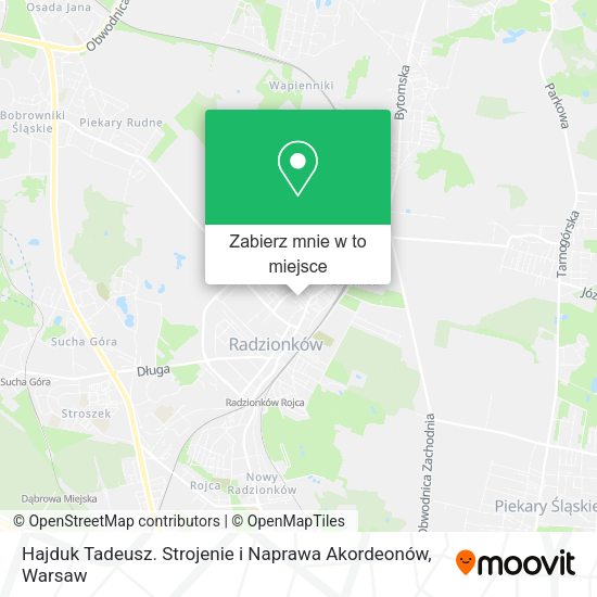 Mapa Hajduk Tadeusz. Strojenie i Naprawa Akordeonów