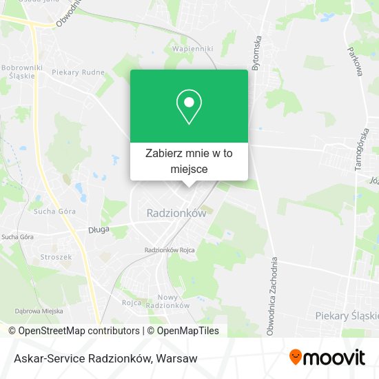 Mapa Askar-Service Radzionków