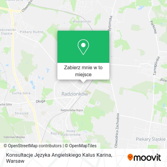 Mapa Konsultacje Języka Angielskiego Kalus Karina