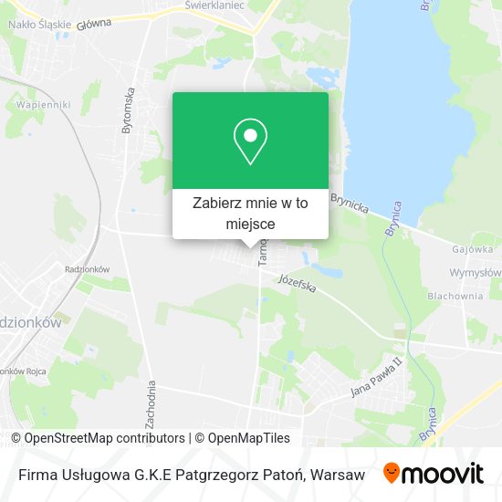 Mapa Firma Usługowa G.K.E Patgrzegorz Patoń