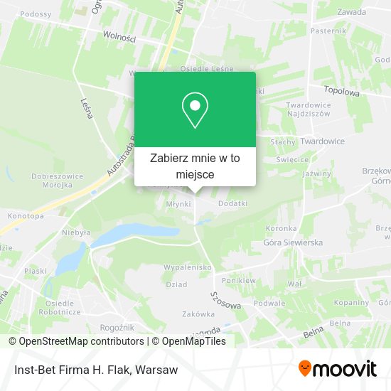 Mapa Inst-Bet Firma H. Flak