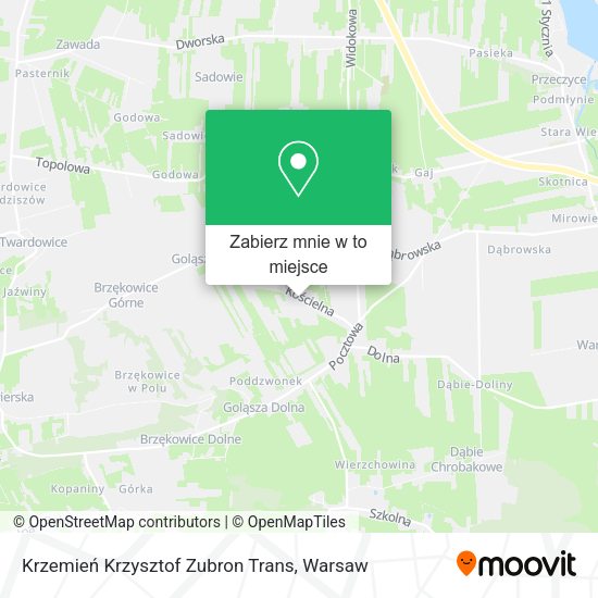 Mapa Krzemień Krzysztof Zubron Trans