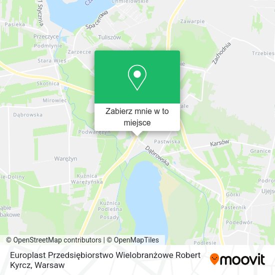 Mapa Europlast Przedsiębiorstwo Wielobranżowe Robert Kyrcz