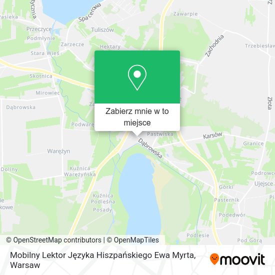 Mapa Mobilny Lektor Języka Hiszpańskiego Ewa Myrta