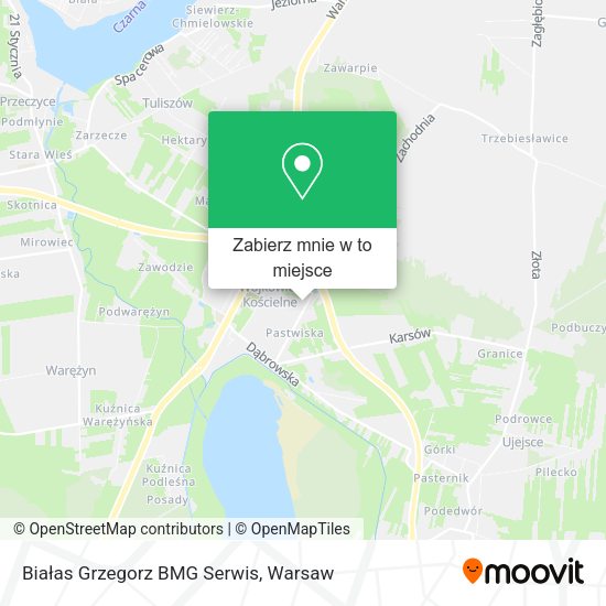 Mapa Białas Grzegorz BMG Serwis