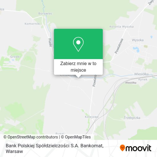 Mapa Bank Polskiej Spółdzielczości S.A. Bankomat