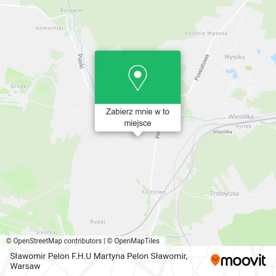 Mapa Sławomir Pelon F.H.U Martyna Pelon Sławomir