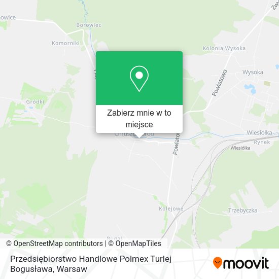 Mapa Przedsiębiorstwo Handlowe Polmex Turlej Bogusława