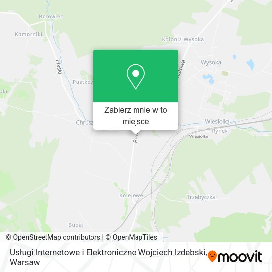 Mapa Usługi Internetowe i Elektroniczne Wojciech Izdebski