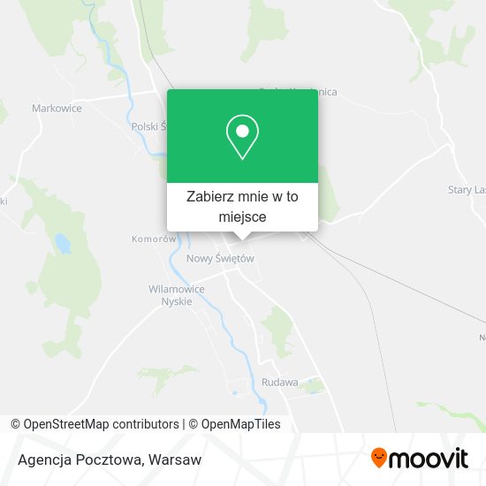 Mapa Agencja Pocztowa