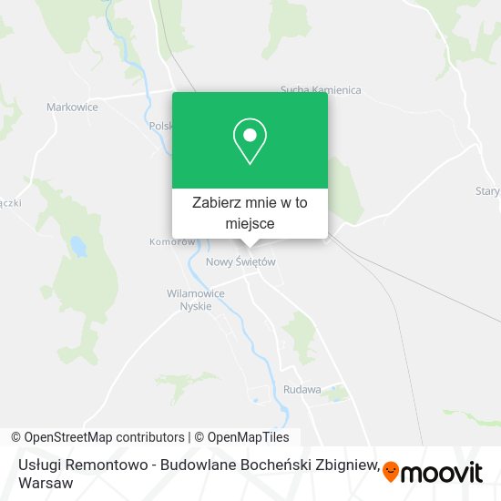 Mapa Usługi Remontowo - Budowlane Bocheński Zbigniew