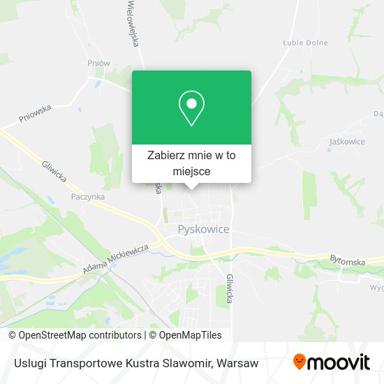 Mapa Uslugi Transportowe Kustra Slawomir