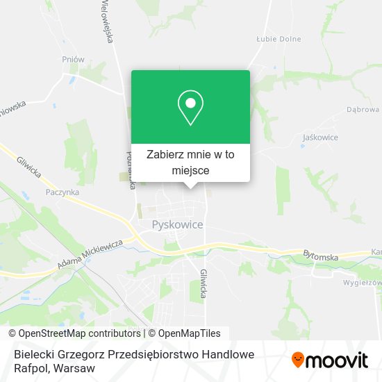 Mapa Bielecki Grzegorz Przedsiębiorstwo Handlowe Rafpol