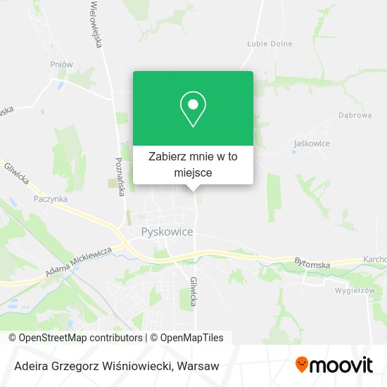 Mapa Adeira Grzegorz Wiśniowiecki