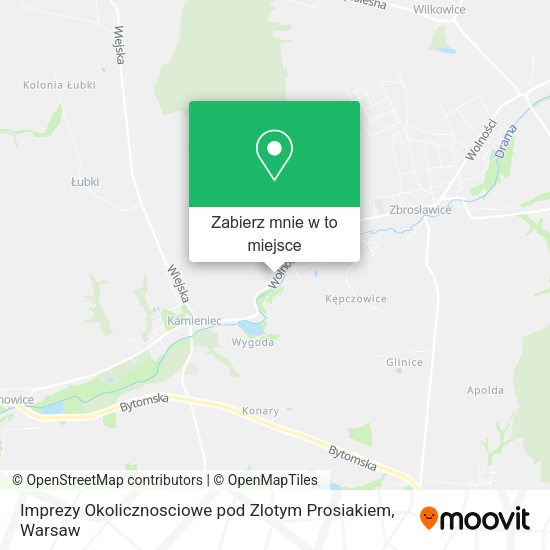 Mapa Imprezy Okolicznosciowe pod Zlotym Prosiakiem