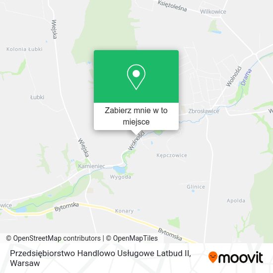 Mapa Przedsiębiorstwo Handlowo Usługowe Latbud II