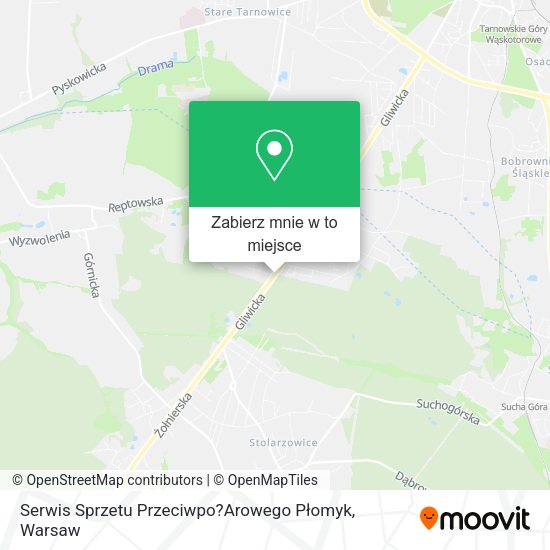 Mapa Serwis Sprzetu Przeciwpo?Arowego Płomyk