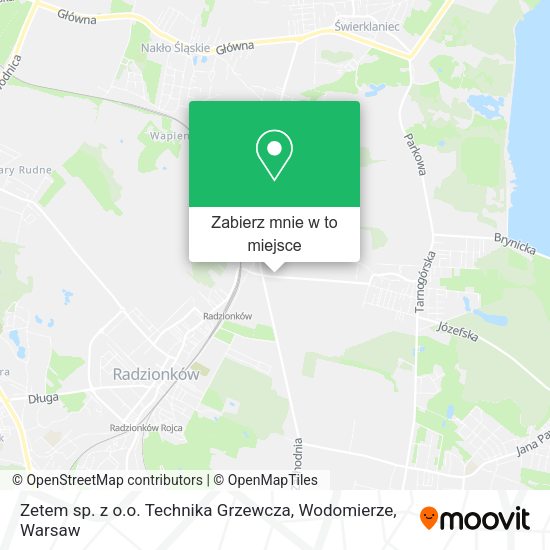 Mapa Zetem sp. z o.o. Technika Grzewcza, Wodomierze