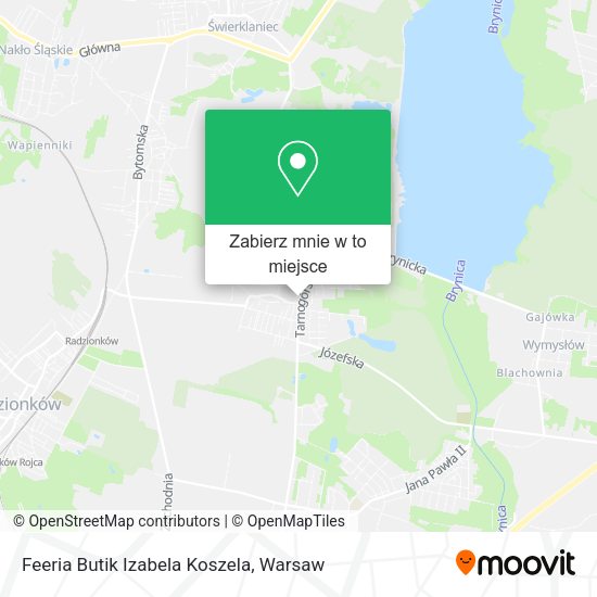 Mapa Feeria Butik Izabela Koszela