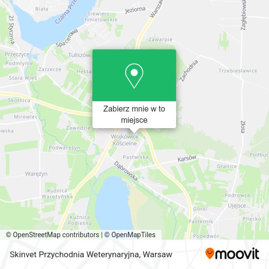 Mapa Skinvet Przychodnia Weterynaryjna