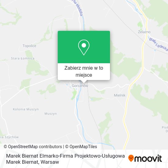 Mapa Marek Biernat Elmarko-Firma Projektowo-Usługowa Marek Biernat