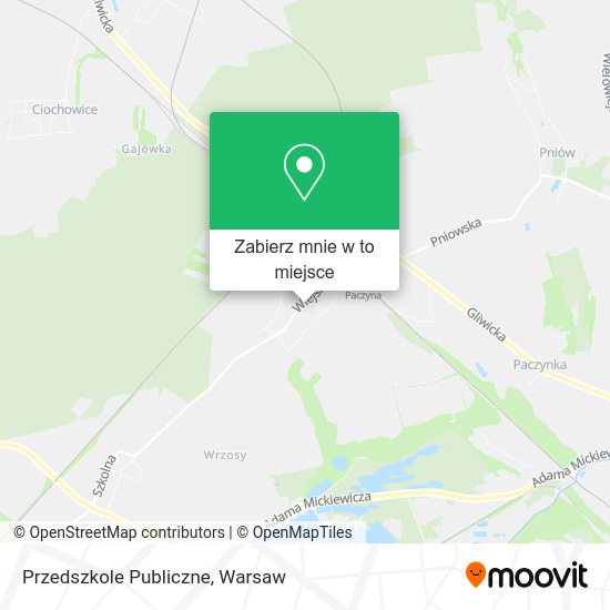 Mapa Przedszkole Publiczne