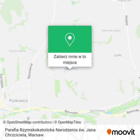 Mapa Parafia Rzymskokatolicka Narodzenia św. Jana Chrzciciela