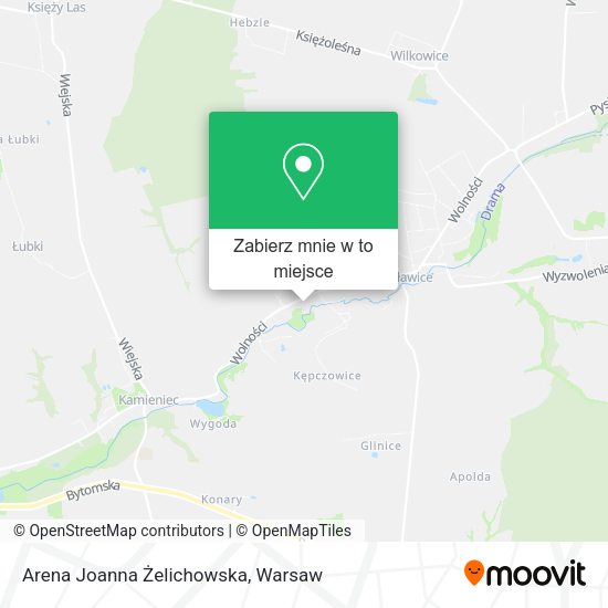 Mapa Arena Joanna Żelichowska