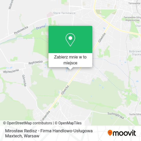 Mapa Mirosław Redisz - Firma Handlowo-Usługowa Maxtech