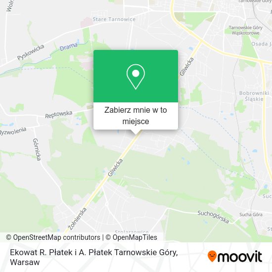 Mapa Ekowat R. Płatek i A. Płatek Tarnowskie Góry