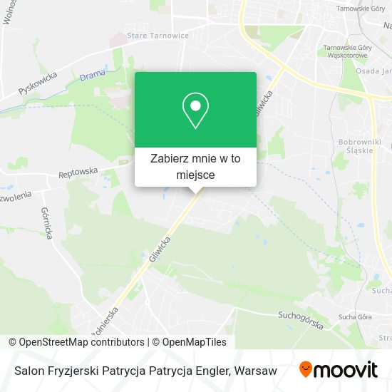 Mapa Salon Fryzjerski Patrycja Patrycja Engler