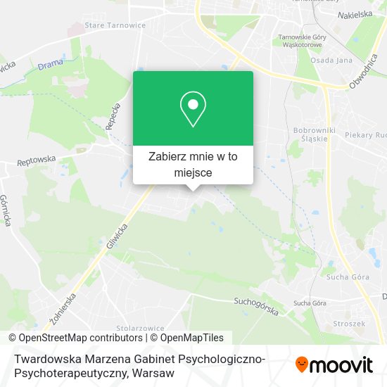 Mapa Twardowska Marzena Gabinet Psychologiczno-Psychoterapeutyczny