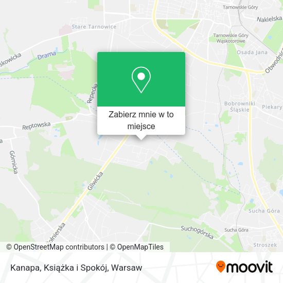 Mapa Kanapa, Książka i Spokój