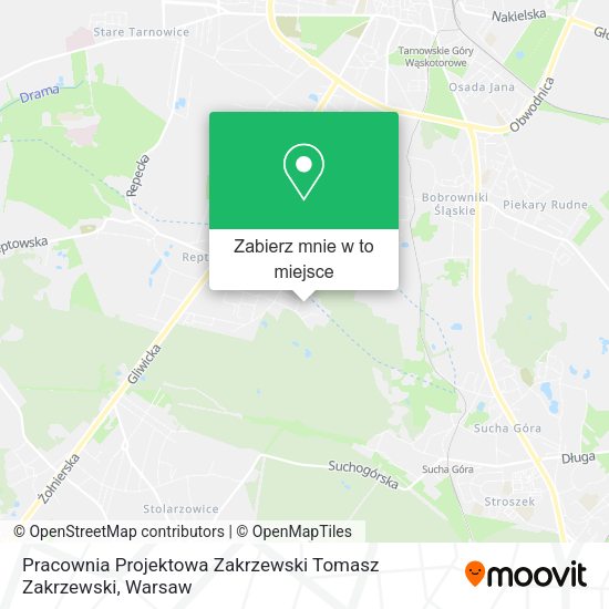 Mapa Pracownia Projektowa Zakrzewski Tomasz Zakrzewski