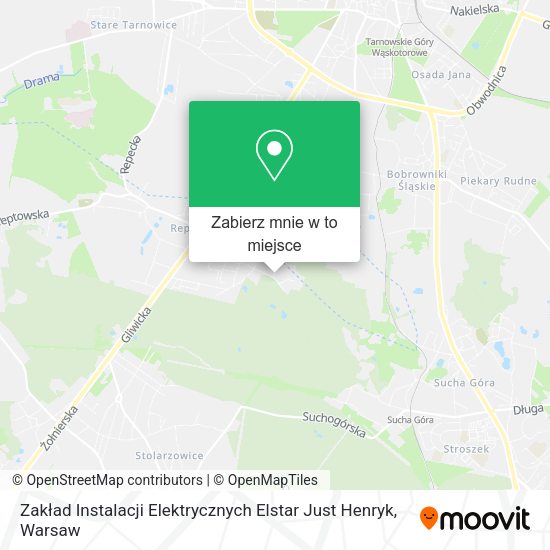 Mapa Zakład Instalacji Elektrycznych Elstar Just Henryk