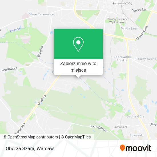 Mapa Oberża Szara