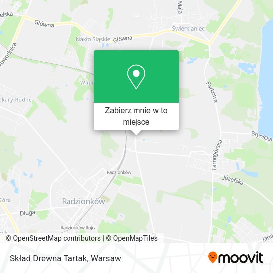 Mapa Skład Drewna Tartak