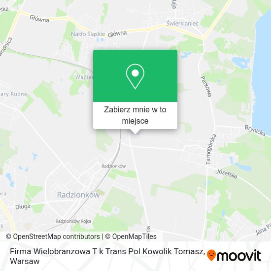 Mapa Firma Wielobranzowa T k Trans Pol Kowolik Tomasz