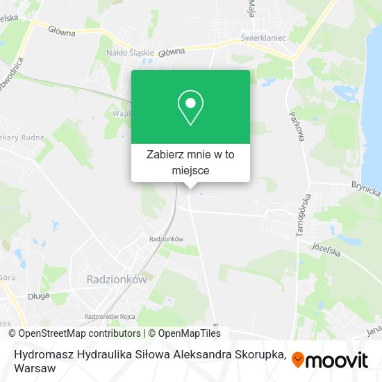 Mapa Hydromasz Hydraulika Siłowa Aleksandra Skorupka