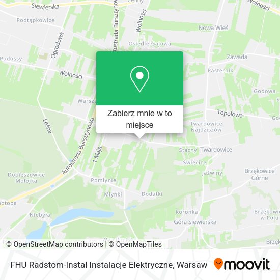 Mapa FHU Radstom-Instal Instalacje Elektryczne