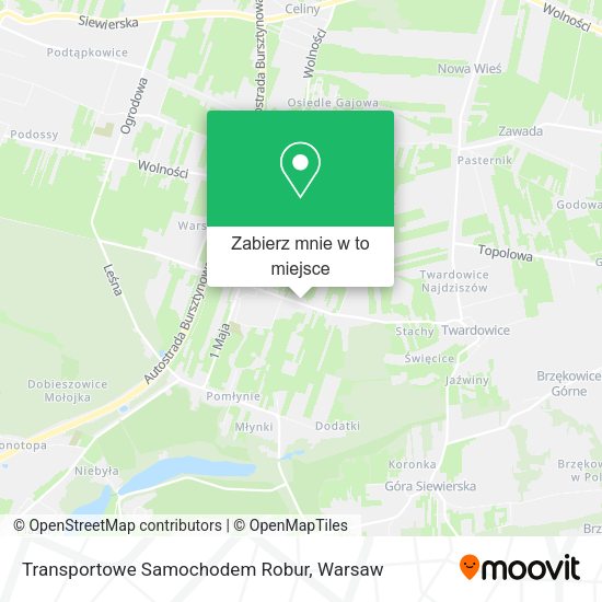 Mapa Transportowe Samochodem Robur