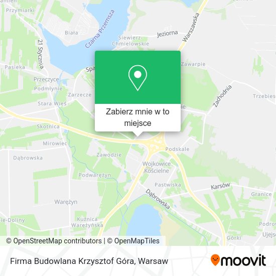 Mapa Firma Budowlana Krzysztof Góra