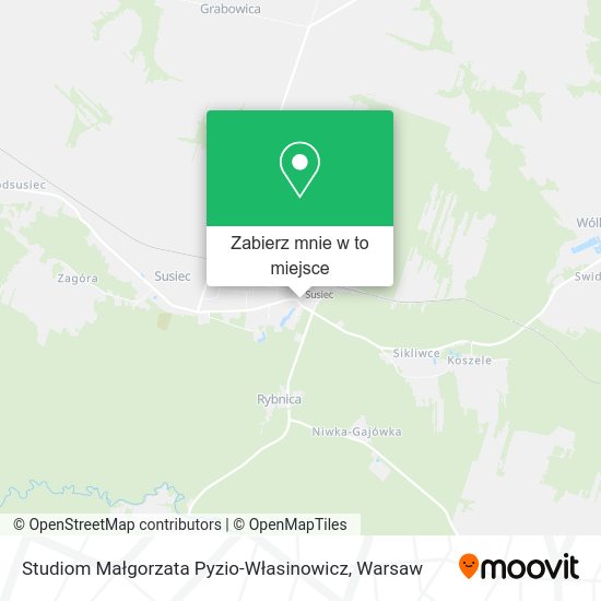 Mapa Studiom Małgorzata Pyzio-Własinowicz