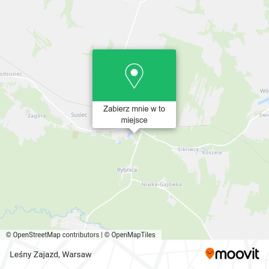 Mapa Leśny Zajazd