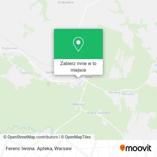 Mapa Ferenc Iwona. Apteka