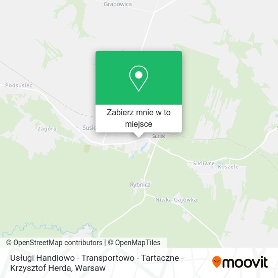 Mapa Usługi Handlowo - Transportowo - Tartaczne - Krzysztof Herda