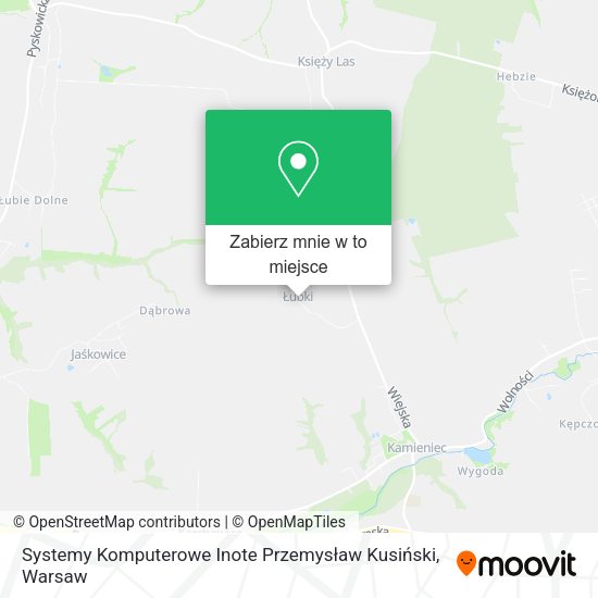 Mapa Systemy Komputerowe Inote Przemysław Kusiński