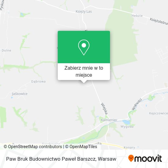 Mapa Paw Bruk Budownictwo Paweł Barszcz