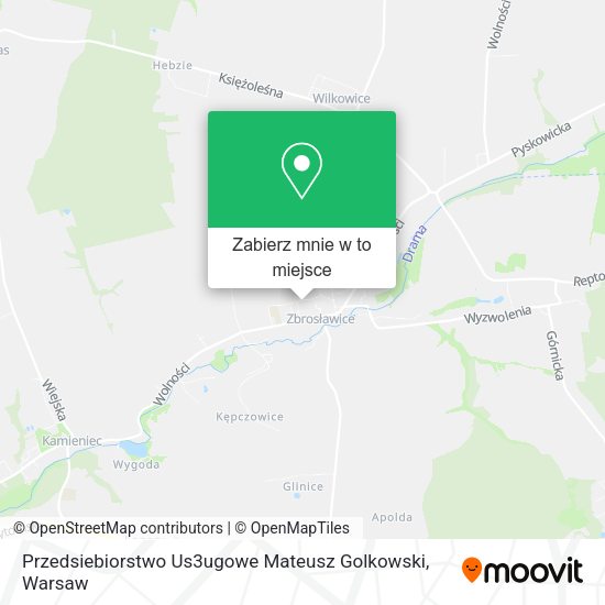 Mapa Przedsiebiorstwo Us3ugowe Mateusz Golkowski